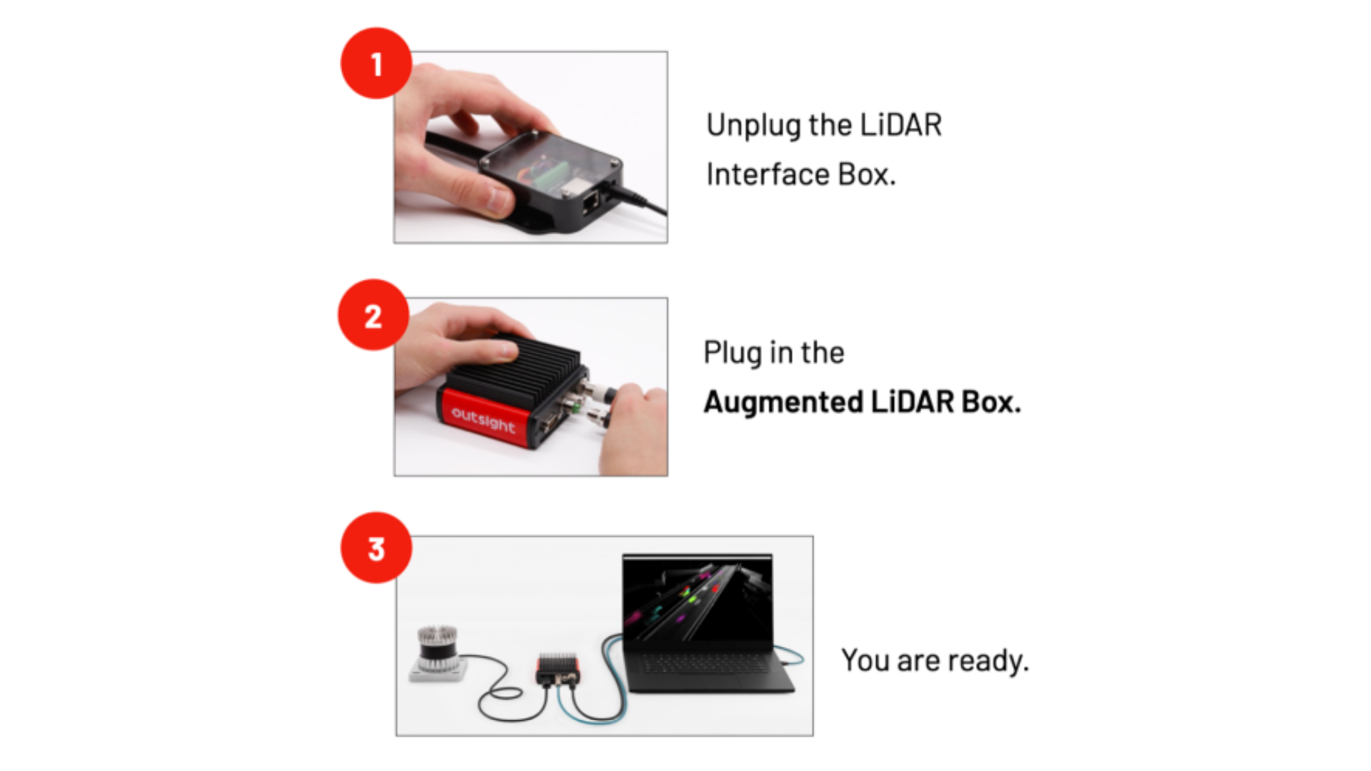 Image of 3 easy steps on how to set up single lidar