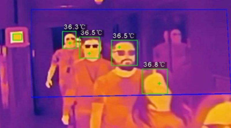 infrared and thermal camera image