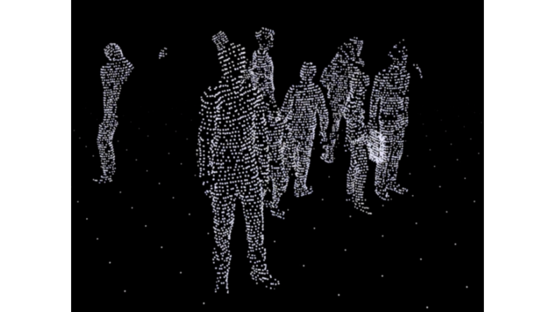 Image of 3D point cloud scan highlighting lidar's innate anonymity 