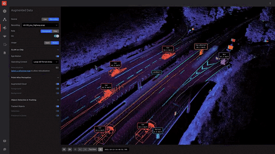 GIF showcasing Outsight's 3D spatial software for ITS use cases