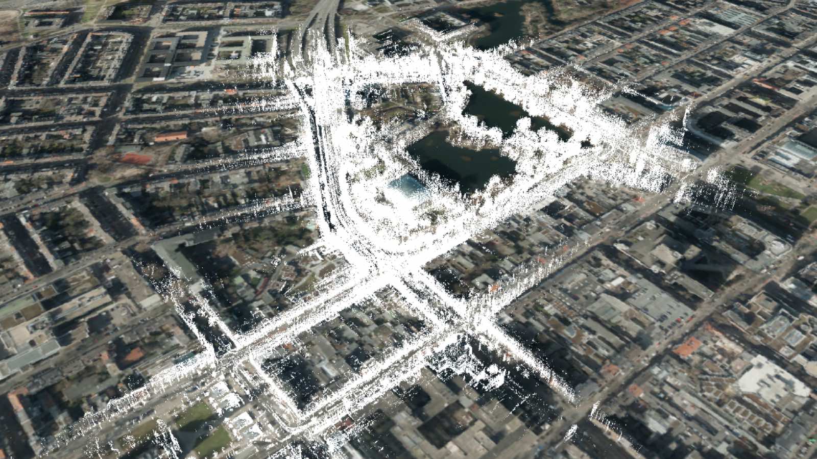 LiDAR maps by Outsight, integrating GNSS data with LiDAR.